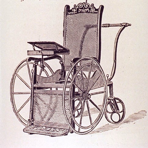 Invalidní vozík z 18. století